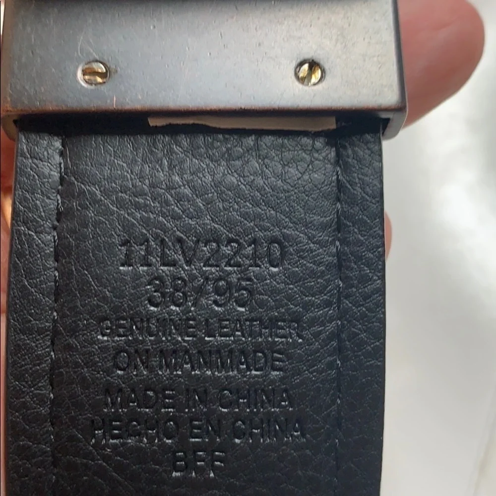 Levi’s Black Brown Reversible Belt - 1 1/2”- 38/95